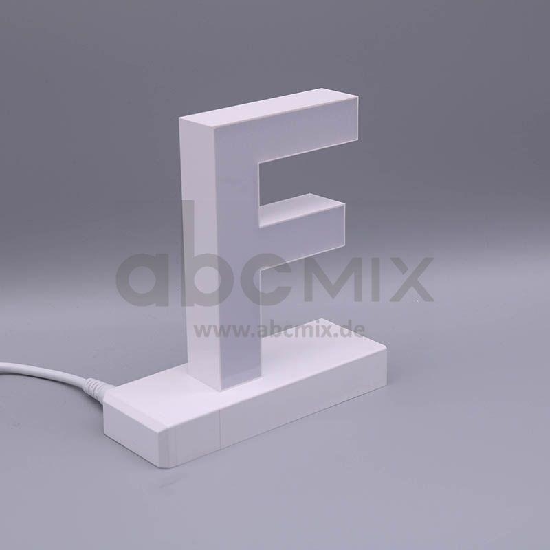 LED Buchstabe Click F 125mm Arial 6500K weiß