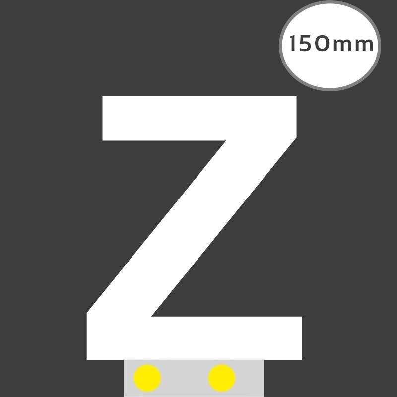 LED Buchstabe Slide Z 150mm Arial 6500K weiß