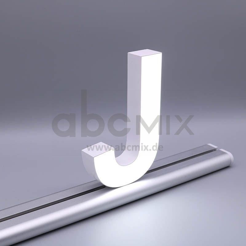 LED Buchstabe Slide J 150mm Arial 6500K weiß