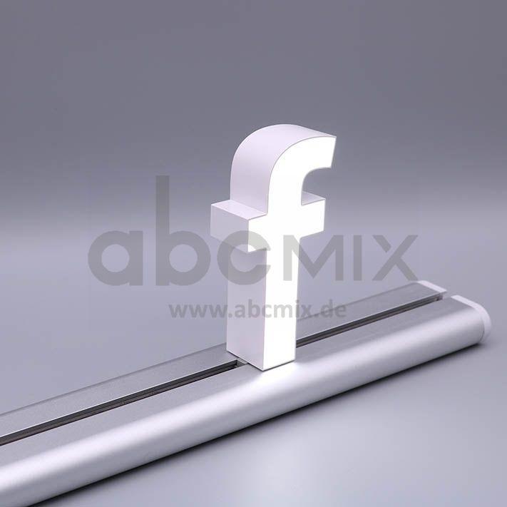 LED Buchstabe Slide f für 100mm Arial 6500K weiß