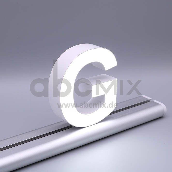 LED Buchstabe Slide G 100mm Arial 6500K weiß