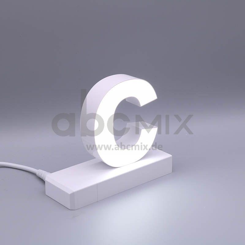 LED Buchstabe Click c für 125mm Arial 6500K weiß