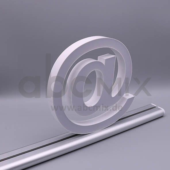 LED Buchstabe Slide @ At-Zeichen für 150mm Arial 6500K weiß