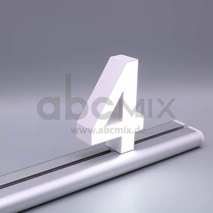 LED Buchstabe Slide 4 für 100mm Arial 6500K weiß