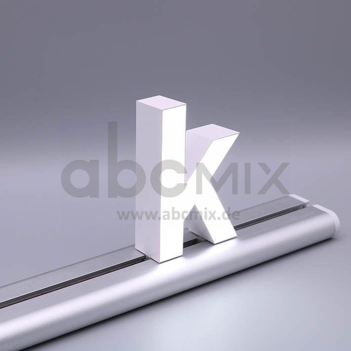 LED Buchstabe Slide k für 100mm Arial 6500K weiß